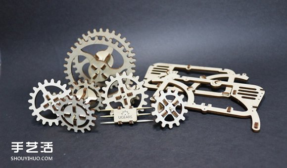 UGEARS自走拖拉機(jī)模型制作 利用橡皮筋產(chǎn)生動力 -  rpnrmr.com