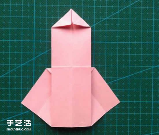 兒童折紙裙子圖解教程 簡(jiǎn)單小裙子的折疊方法 -  rpnrmr.com