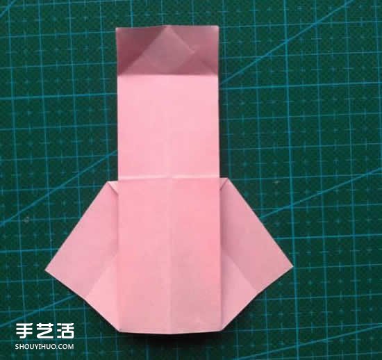 兒童折紙裙子圖解教程 簡(jiǎn)單小裙子的折疊方法 -  rpnrmr.com