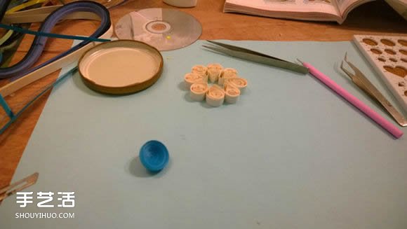 衍紙小手工藝品教程：小女孩的美麗私家花園 -  rpnrmr.com