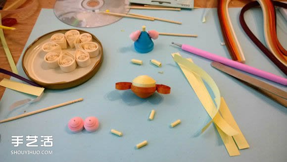 衍紙小手工藝品教程：小女孩的美麗私家花園 -  rpnrmr.com