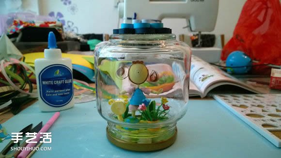 衍紙小手工藝品教程：小女孩的美麗私家花園 -  rpnrmr.com