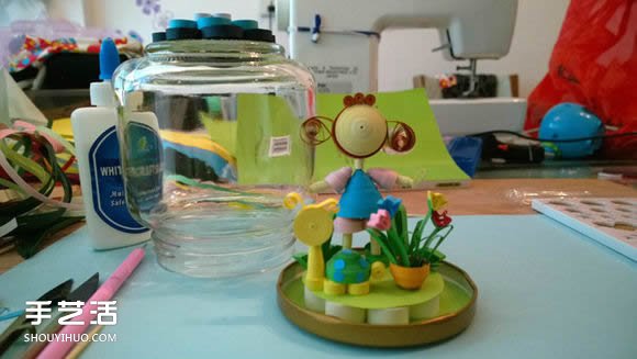 衍紙小手工藝品教程：小女孩的美麗私家花園 -  rpnrmr.com
