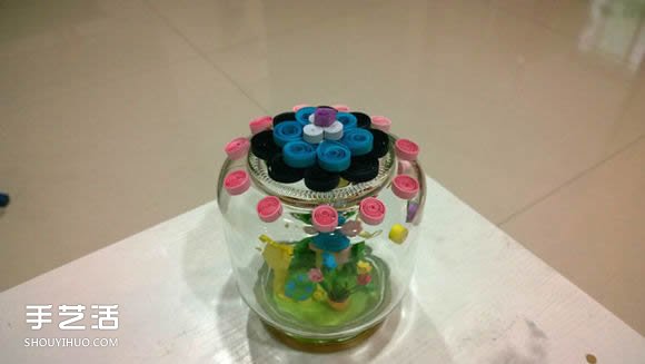 衍紙小手工藝品教程：小女孩的美麗私家花園 -  rpnrmr.com