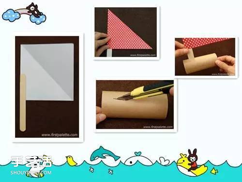 幼兒小帆船的制作過程 簡單紙盤小船的做法 -  rpnrmr.com