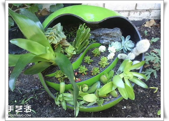 廢品利用手工制作盆景 塑料廢棄物DIY盆景教程 -  rpnrmr.com
