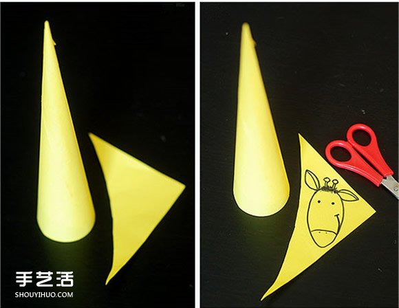 卡紙長頸鹿的制作方法 幼兒園長頸鹿手工制作 -  rpnrmr.com