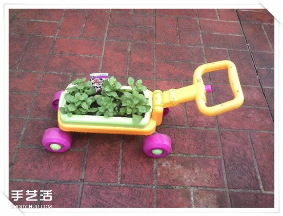 鐵架DIY花盆架子圖解 舊玩具廢物利用做花盆架 -  rpnrmr.com