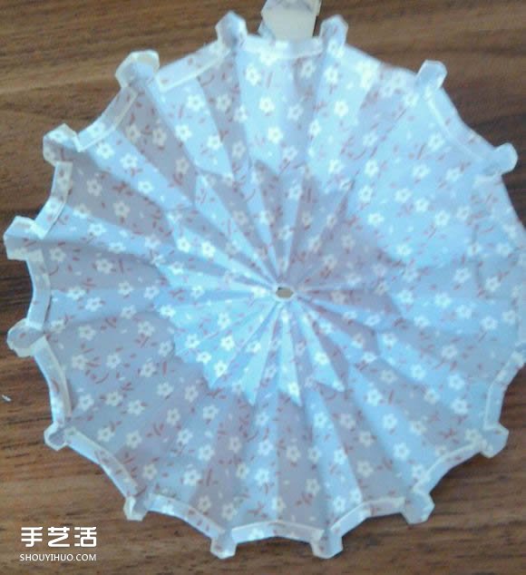 DIY油紙傘制作教程 迷你油紙傘的折疊圖解 -  rpnrmr.com