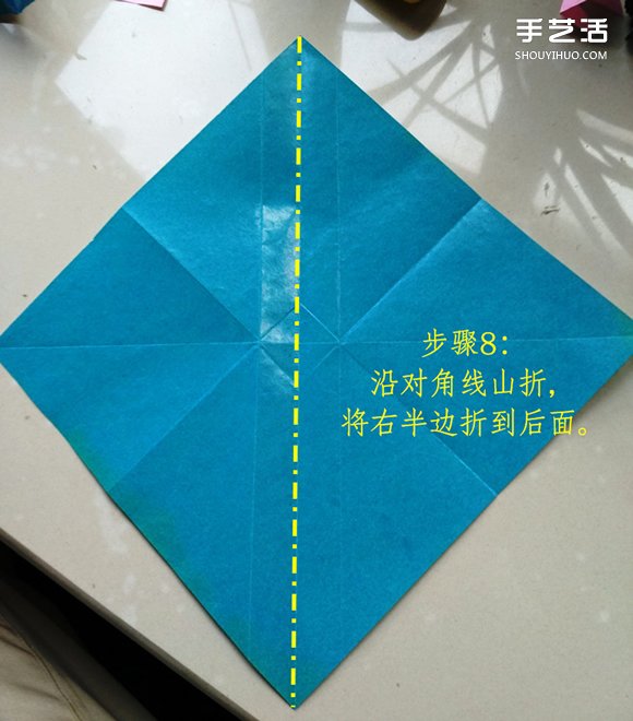 葉上之蛙折疊方法圖解 折紙葉子上的青蛙過程 -  rpnrmr.com