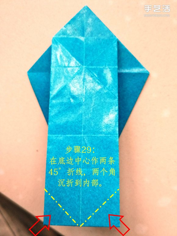 葉上之蛙折疊方法圖解 折紙葉子上的青蛙過程 -  rpnrmr.com