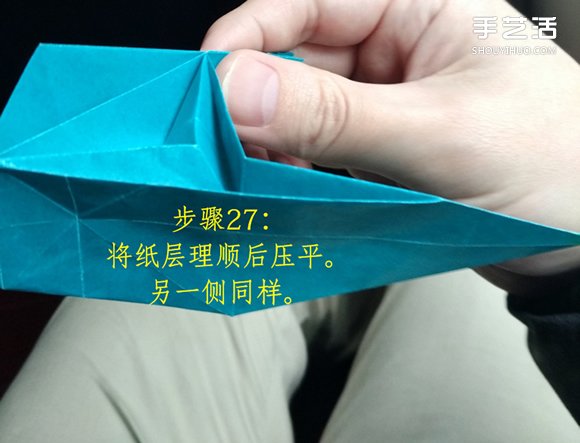 葉上之蛙折疊方法圖解 折紙葉子上的青蛙過程 -  rpnrmr.com