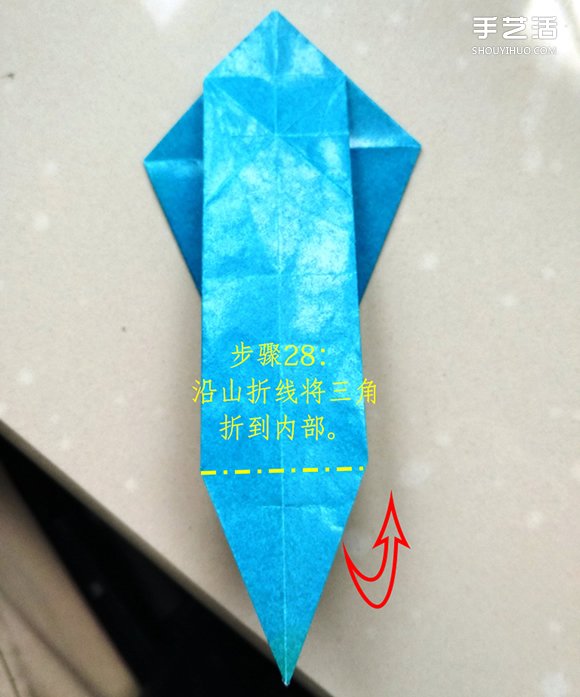 葉上之蛙折疊方法圖解 折紙葉子上的青蛙過程 -  rpnrmr.com