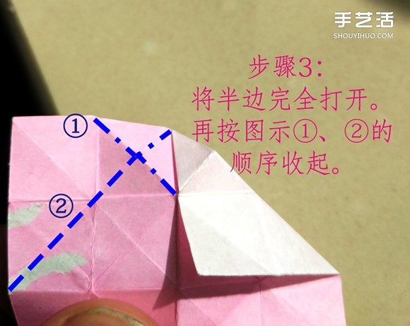葉上之蛙折疊方法圖解 折紙葉子上的青蛙過程 -  rpnrmr.com