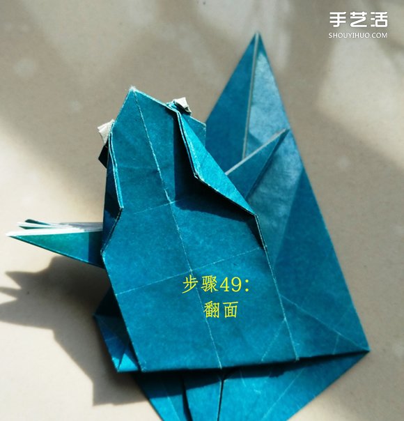 葉上之蛙折疊方法圖解 折紙葉子上的青蛙過程 -  rpnrmr.com