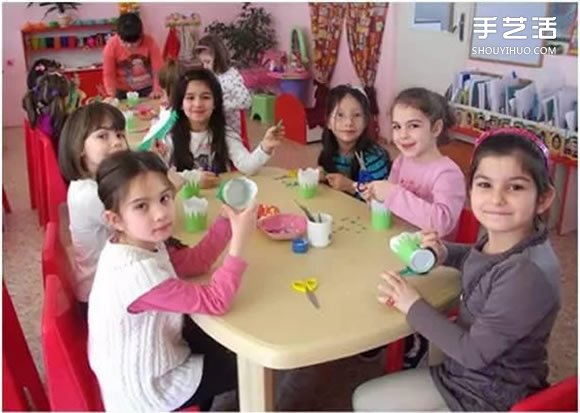 一次性紙杯制作花盆 幼兒紙杯花盆的做法教程 -  rpnrmr.com