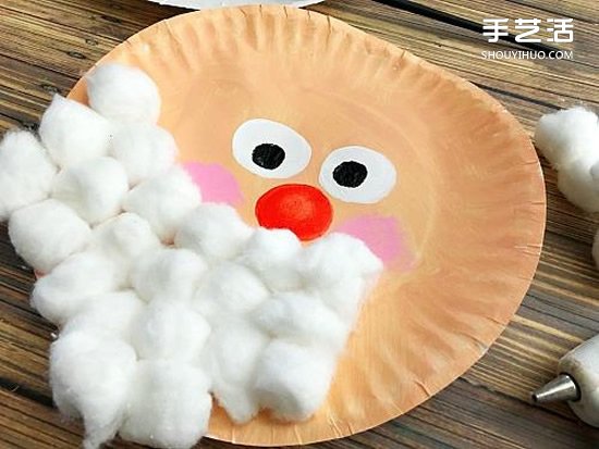 紙盤圣誕老人的做法 幼兒手工制作圣誕老人 -  rpnrmr.com