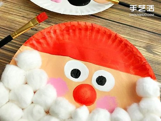 紙盤圣誕老人的做法 幼兒手工制作圣誕老人 -  rpnrmr.com