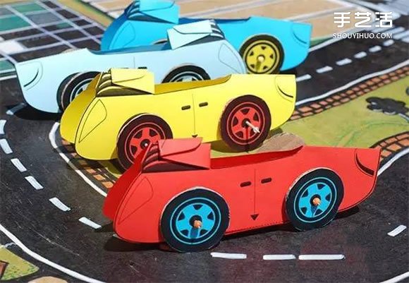 幼兒園卡通剪紙小汽車 卡紙簡單制作小汽車圖解 -  rpnrmr.com