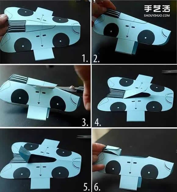 幼兒園卡通剪紙小汽車 卡紙簡單制作小汽車圖解 -  rpnrmr.com