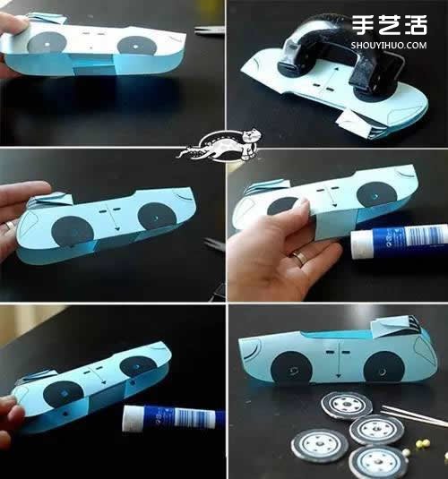 幼兒園卡通剪紙小汽車 卡紙簡單制作小汽車圖解 -  rpnrmr.com