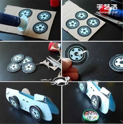 幼兒園卡通剪紙小汽車 卡紙簡單制作小汽車圖解 -  rpnrmr.com