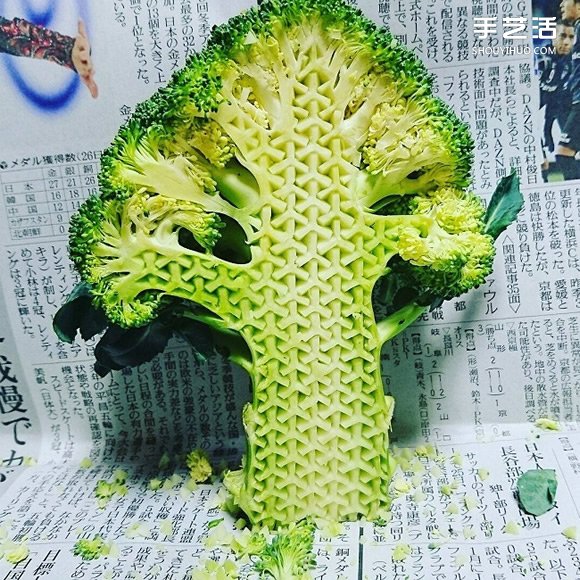 食物雕刻家Gaku  將平凡的蔬果雕刻成藝術(shù)品 -  rpnrmr.com