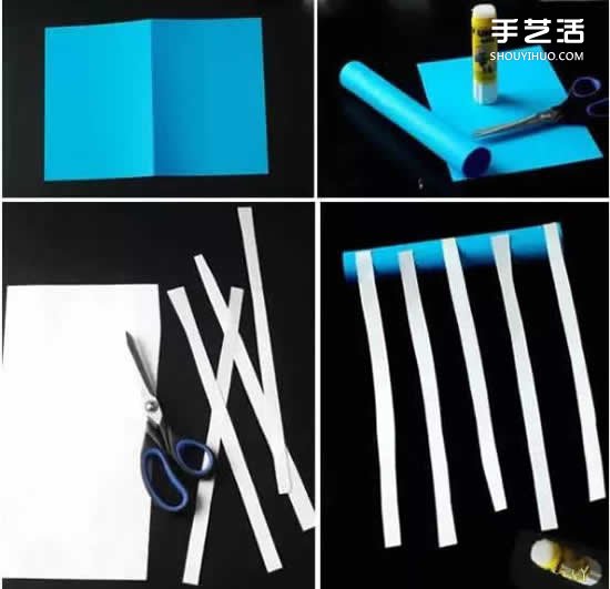 DIY愛心雨風鈴制作方法 可愛紙風鈴的做法圖解 -  rpnrmr.com