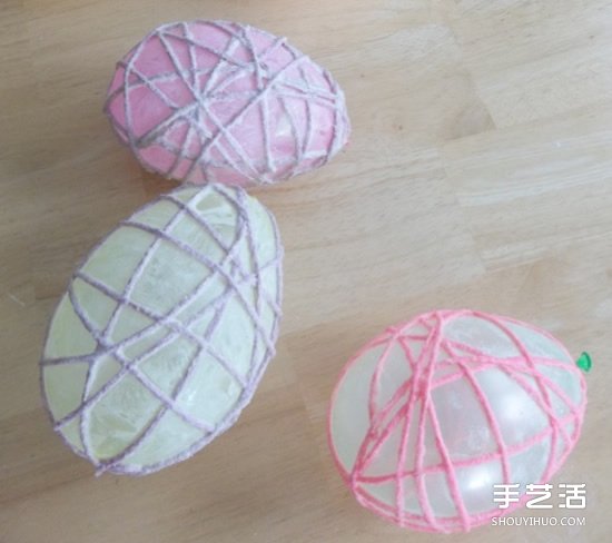 繩子制作復(fù)活節(jié)彩蛋 手工復(fù)活節(jié)空心彩蛋DIY -  rpnrmr.com