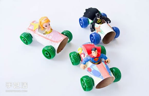 衛(wèi)生紙筒制作小汽車(chē) 簡(jiǎn)單幼兒紙筒小車(chē)的做法 -  rpnrmr.com