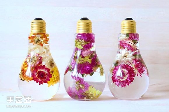 日本花卉藝術(shù)家打造超夢幻的燈泡花藝裝飾品 -  rpnrmr.com