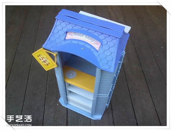 舊玩具手工改制花園里的“面包房”花盆架 -  rpnrmr.com