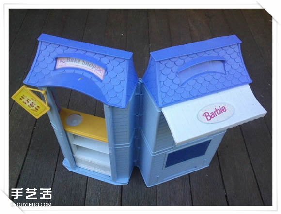 舊玩具手工改制花園里的“面包房”花盆架 -  rpnrmr.com