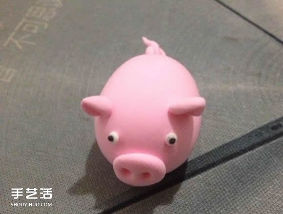 超輕粘土小粉豬DIY圖解 手工粘土小豬的做法 -  rpnrmr.com
