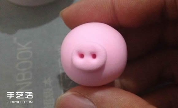 超輕粘土小粉豬DIY圖解 手工粘土小豬的做法 -  rpnrmr.com