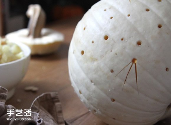 星空圖案南瓜燈雕刻 DIY制作星空南瓜燈教程 -  rpnrmr.com
