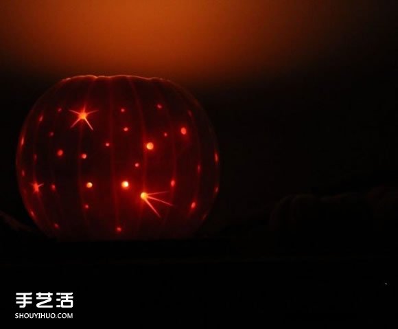 星空圖案南瓜燈雕刻 DIY制作星空南瓜燈教程 -  rpnrmr.com