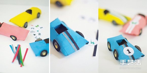 卷紙筒和蛋托做汽車 幼兒小汽車制作廢物利用 -  rpnrmr.com