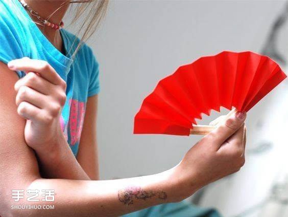 幼兒園扇子手工制作 簡(jiǎn)易小扇子的做法圖解 -  rpnrmr.com