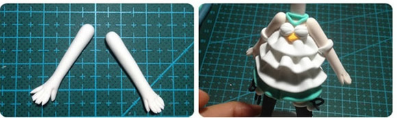 超輕粘土DIY制作DN龍之谷女弓箭手人偶手辦 -  rpnrmr.com