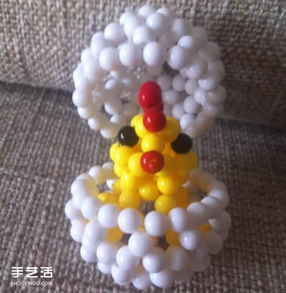 串珠手工藝品制作教程：孵化的小雞 -  rpnrmr.com