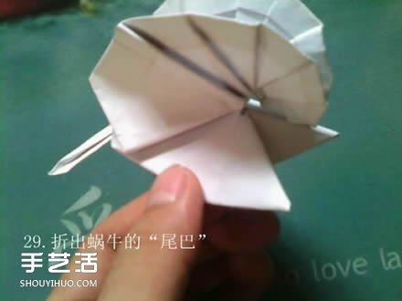 立體的蝸牛折疊教程 手工折紙立體蝸牛圖解 -  rpnrmr.com