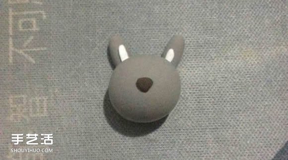 超輕粘土制作灰兔子 DIY萌兔子粘土手工教程 -  rpnrmr.com