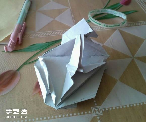 三角鋼琴的折紙圖解 怎么折立體三角鋼琴步驟 -  rpnrmr.com