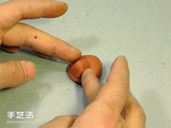 超輕粘土狗頭鑰匙扣DIY 手工自制粘土狗頭掛件 -  rpnrmr.com