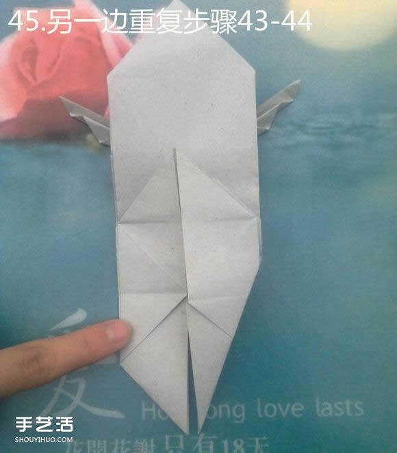 折紙思想者人物雕塑 沉思的人物折紙圖解 -  rpnrmr.com