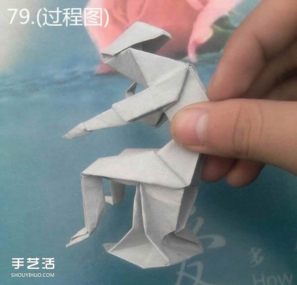 折紙思想者人物雕塑 沉思的人物折紙圖解 -  rpnrmr.com