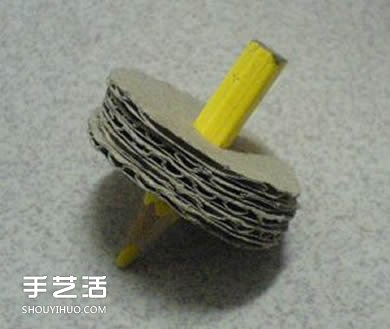 自制陀螺的做法圖解 硬紙板制作陀螺的教程 -  rpnrmr.com