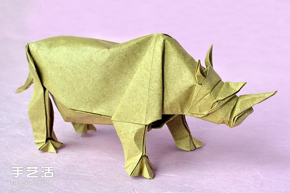 馬伯納犀牛折紙教程 馬伯納犀牛的折法圖解 -  rpnrmr.com