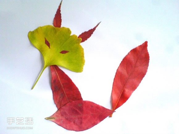 兒童樹葉貼畫動物圖片 動物的樹葉拼貼畫作品 -  rpnrmr.com
